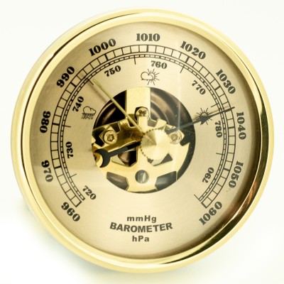 70mm Gold Barometer