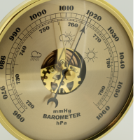 130mm Gold Face Barometer | 130mm Gold Face Barometer