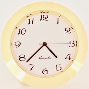 50mm White Arabic Clock Face