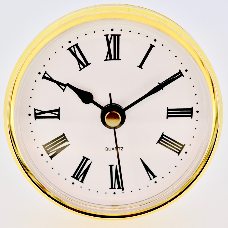 F70 White Roman Fit up clock | F70 White Roman Fit up clock