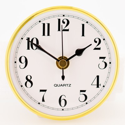 100mm  White Arabic Insert Fit up Clock