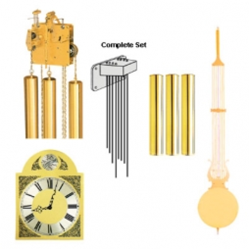 Hermle Westminster Chime with Tempus fugit dial | Mechanical Chain Hermle movement