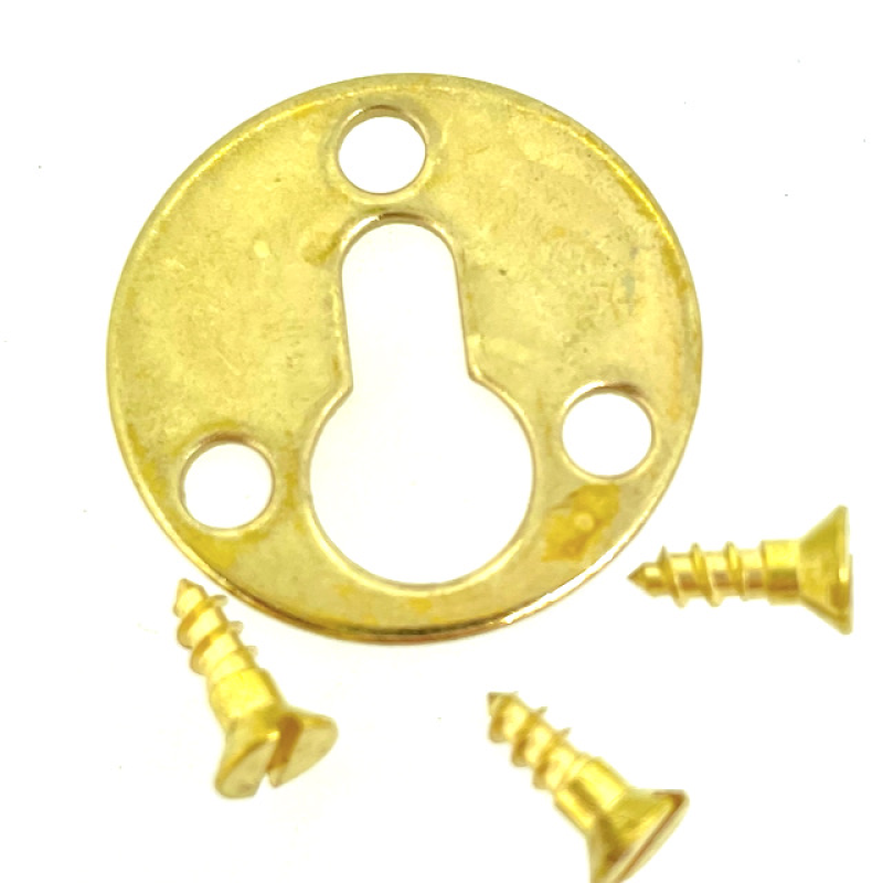 Key Hole Hanger | brass plated key hole hanger
