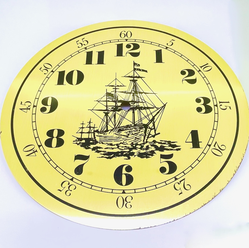Round rustic ship clock dial | Round rustic ship clock dial