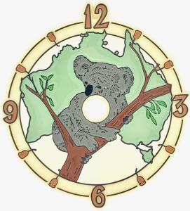Koala Clock Dial