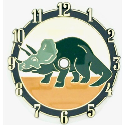 Triceratops Clock Dial