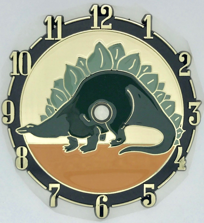 Stegosaurus clock Dial | Stegosaurus clock Dial