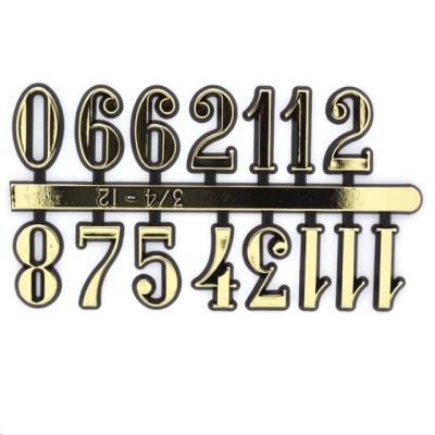gold arabic numbers