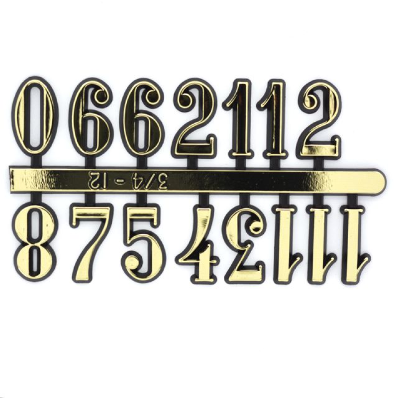 gold arabic numbers | gold arabic numbers