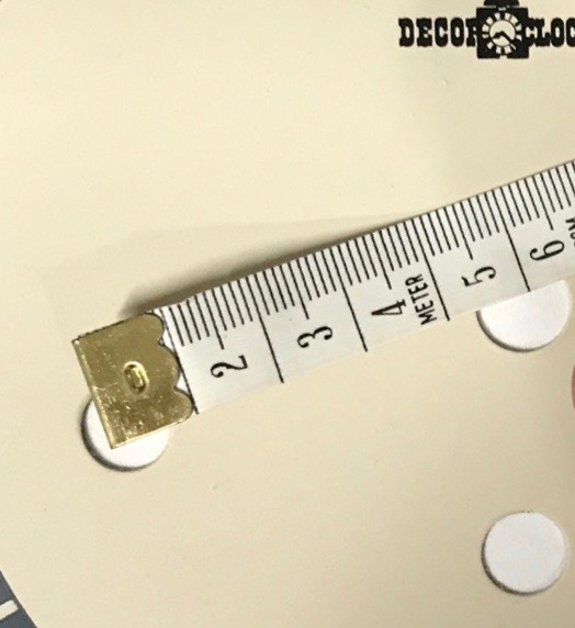 Hinged Dial with Brass Bezel Ivory Arabic 285mm - Clock Bezels & Clock ...